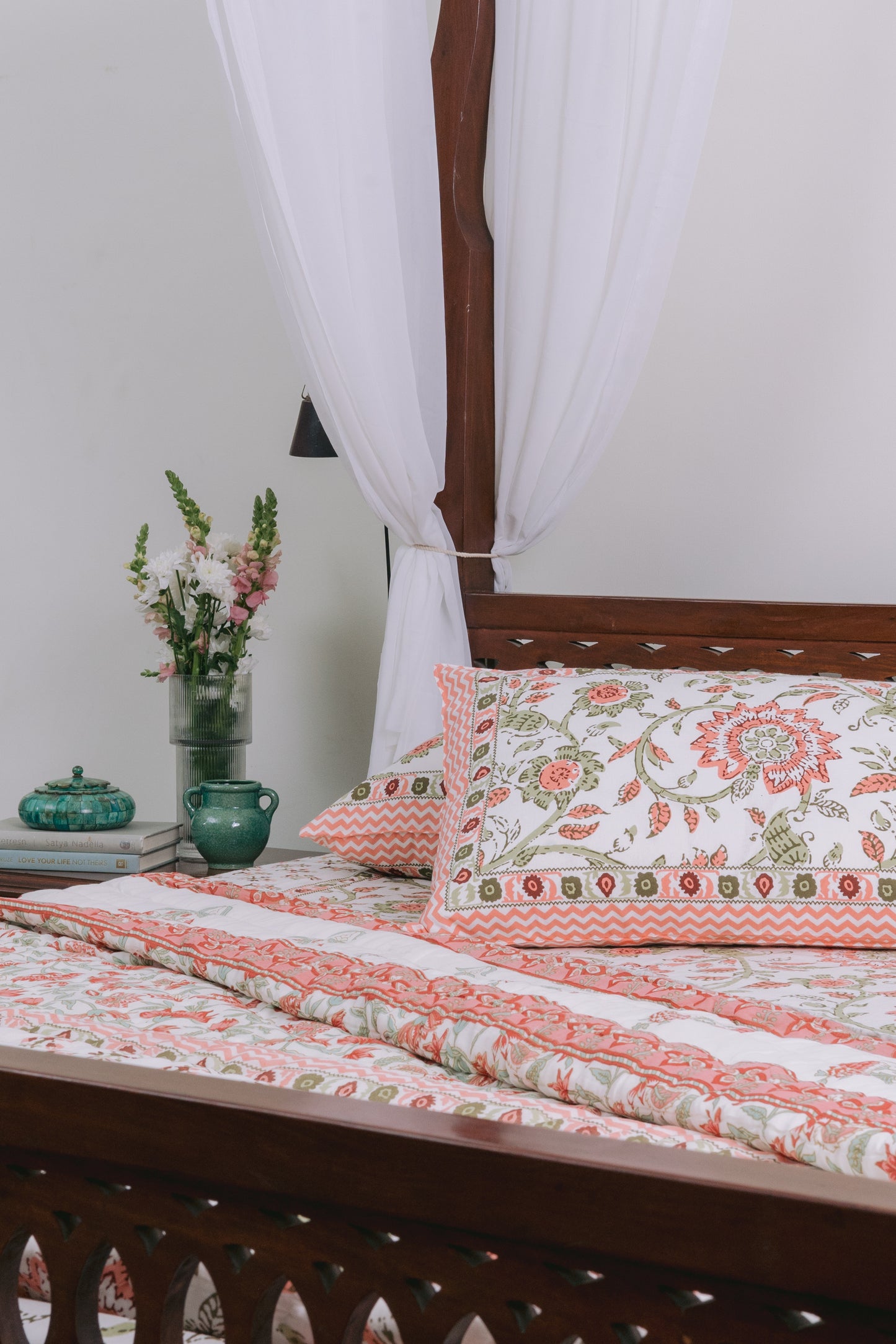 Reversible Foliage Comforter