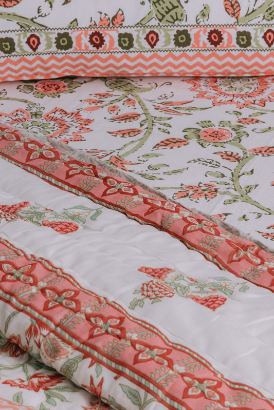Reversible Foliage Comforter