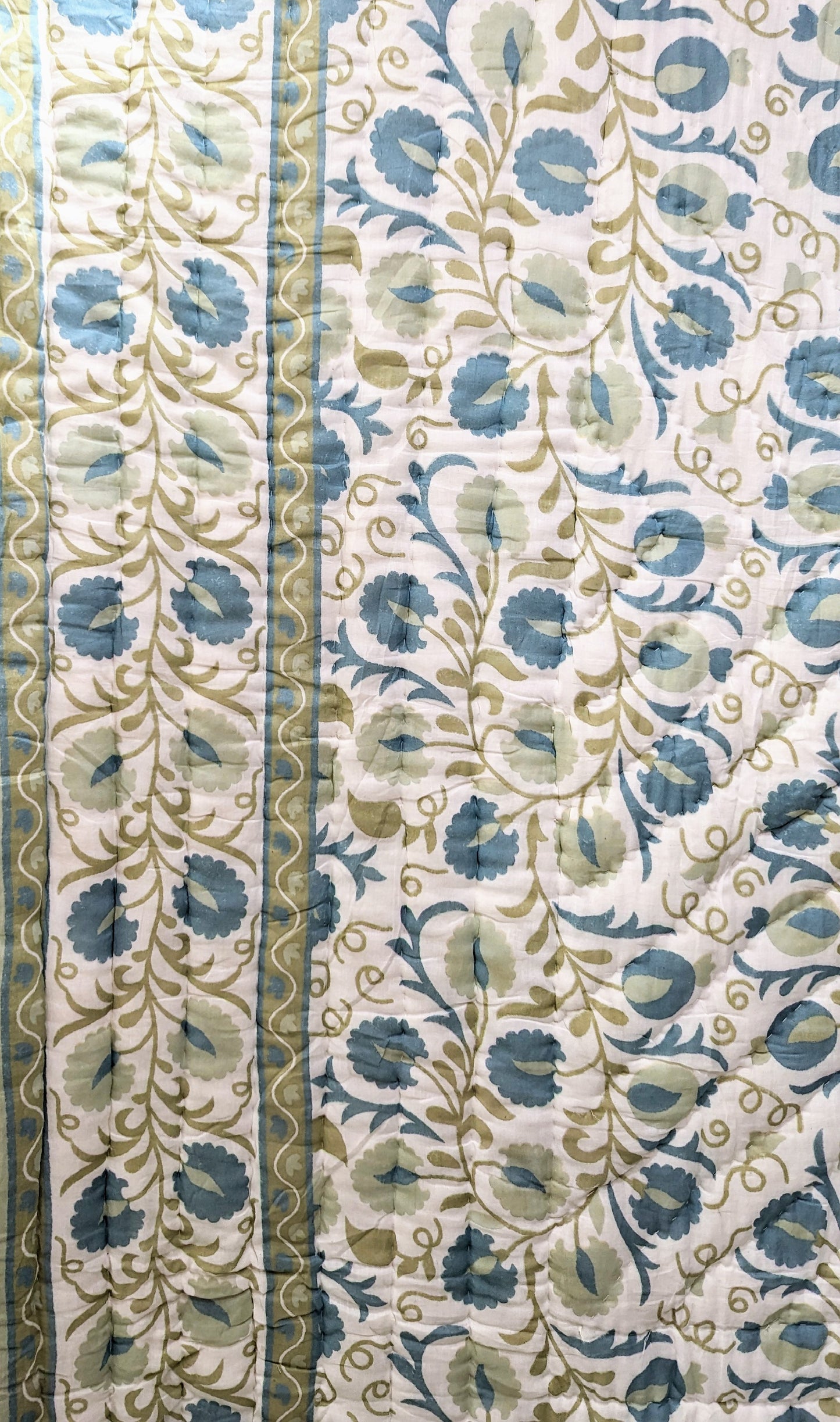Reversible Olive Hives Comforter Set